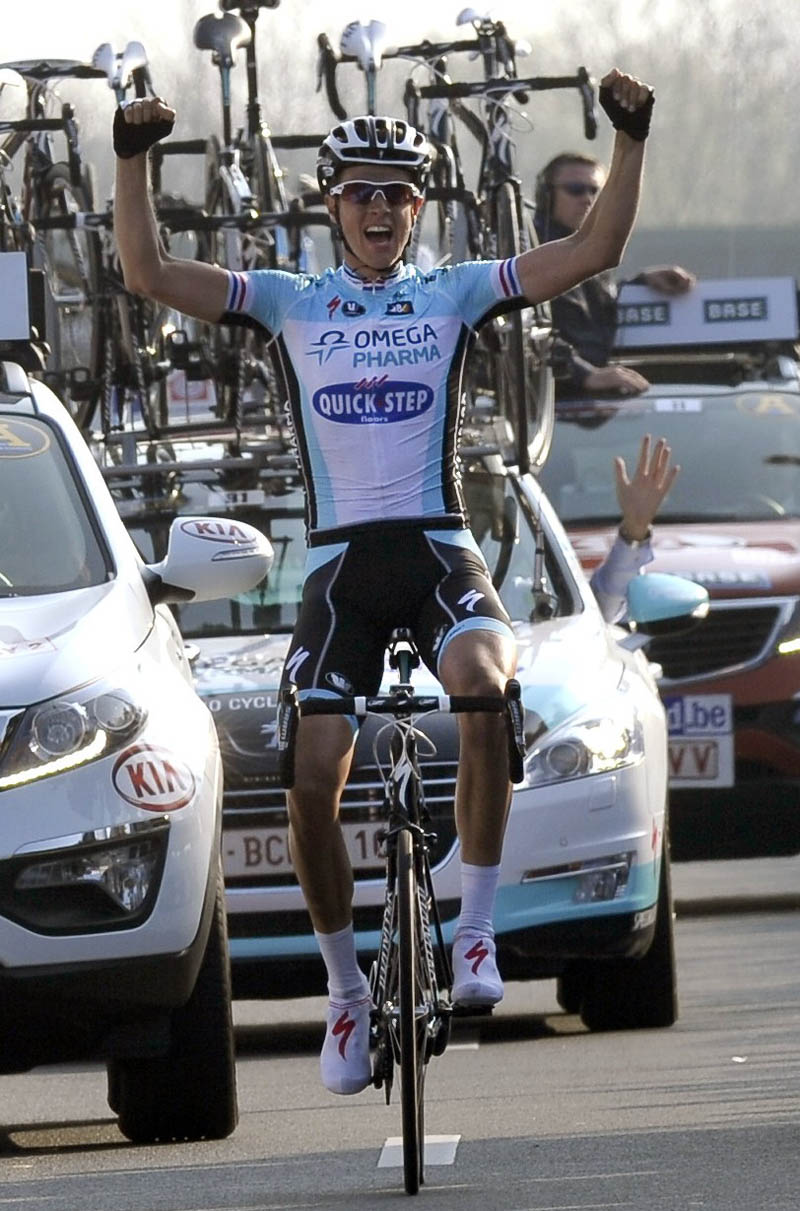 Niki Terpstra wins, Dwars door Vlaanderen 2012 Niki Terpstra wins, Dwars door Vlaanderen 2012