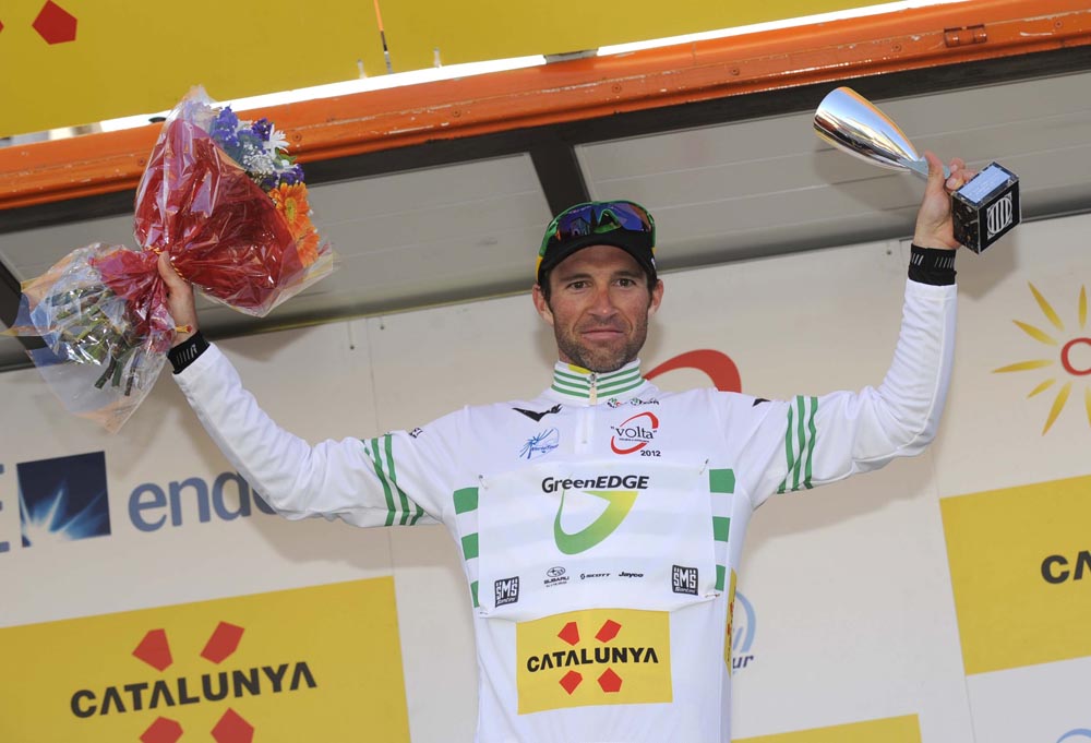 Michael Albasini leads, Tour of Catalonia 2012, stage four Michael Albasini leads, Tour of Catalonia 2012, stage four