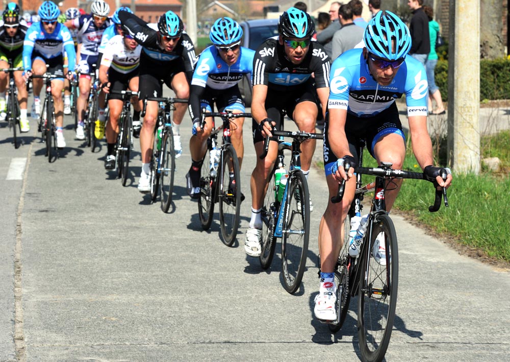 Garmin-Barracuda chase, Ghent-Wevelgem 2012