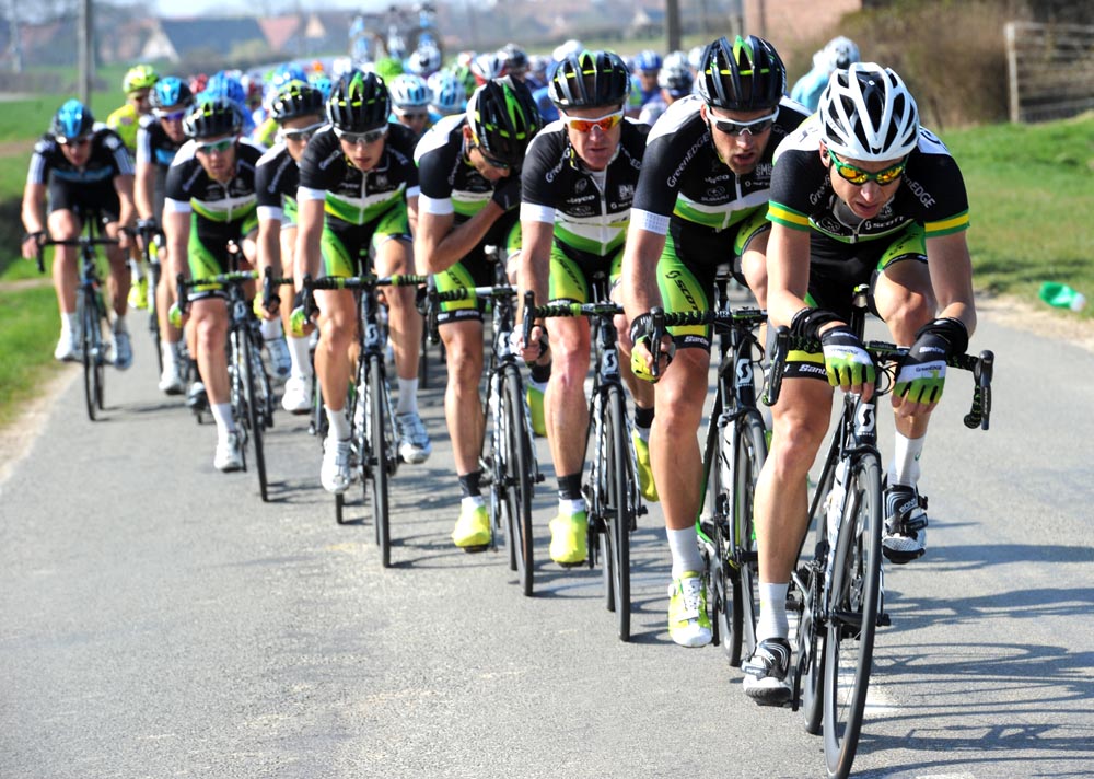 GreenEdge line up, Ghent-Wevelgem 2012 GreenEdge line up, Ghent-Wevelgem 2012