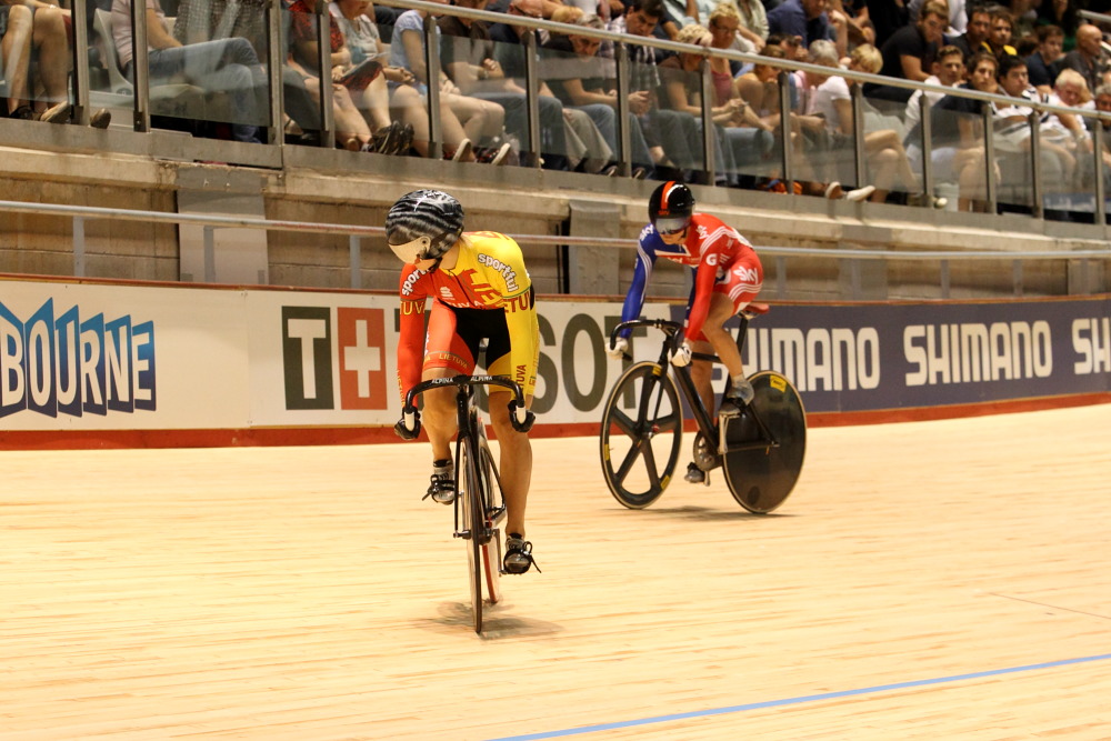 Victoria Pendleton wins sprint, Track World Championships 2012, day three