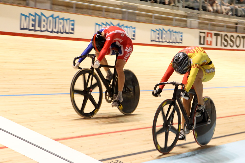 Victoria Pendleton wins sprint, Track World Championships 2012, day three