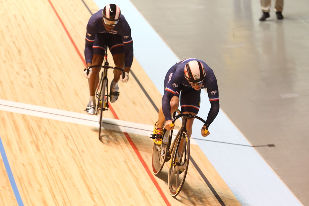 Gregory Bauge and Charlie Conord, Track World Championships 2012, day three