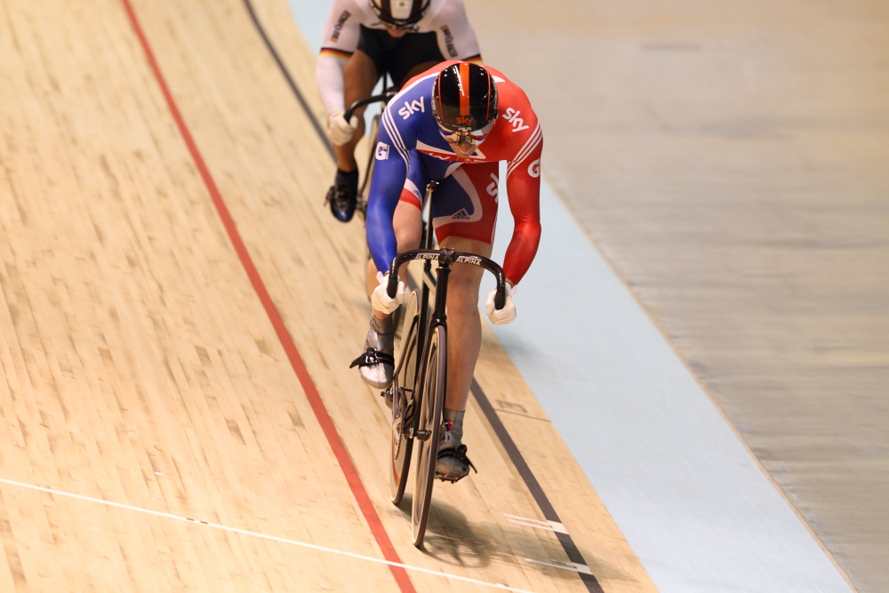 Matt Carmpton vs Robert Forstermann, Track World Championships 2012, day three
