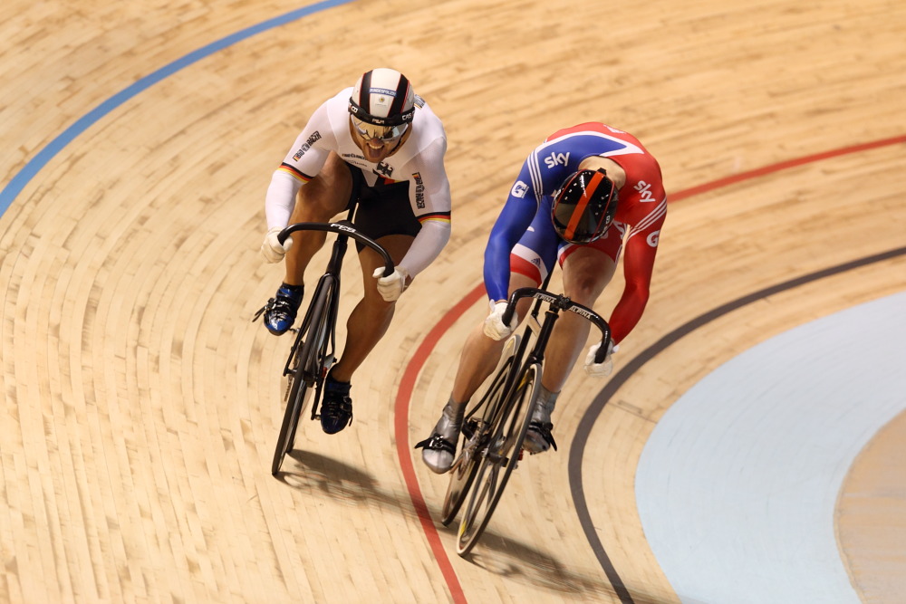 Matt Carmpton vs Robert Forstermann, Track World Championships 2012, day three