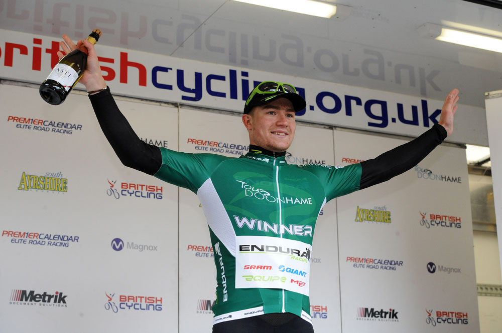Scott Thwaites, hot spot winner, Tour DoonHame 2012, stage three