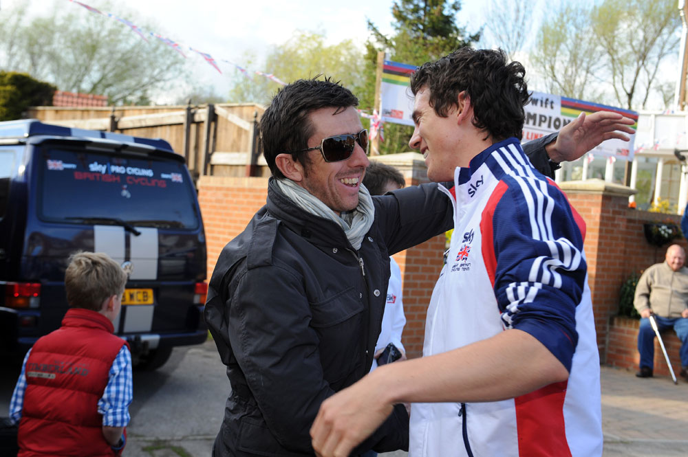 Russell Downing and Ben Swift, Ben Swift homecoming, 10 April 2012