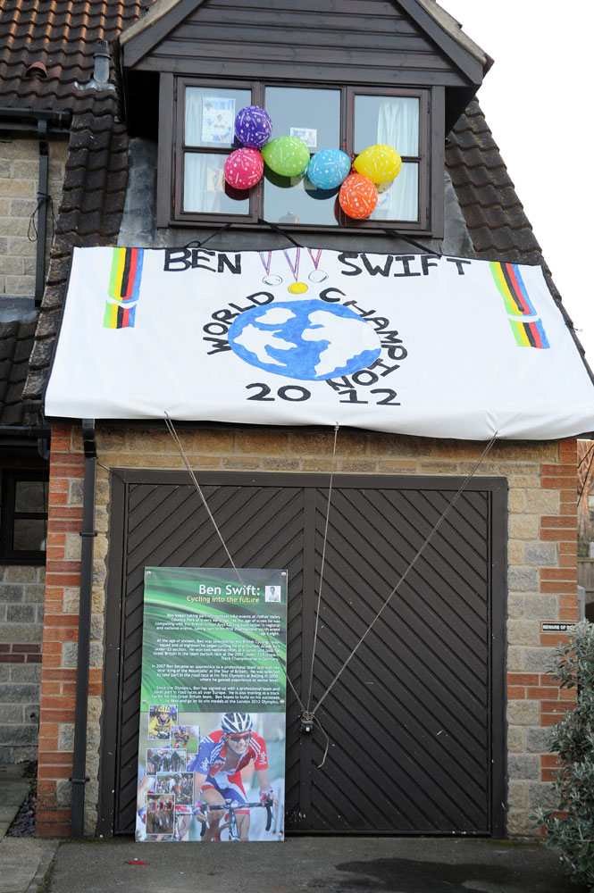 The Swift residence, Ben Swift homecoming, 10 April 2012