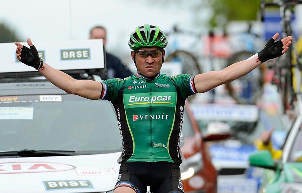 Thomas Voeckler wins, Brabantse Pijl 2012 Thomas Voeckler wins, Brabantse Pijl 2012