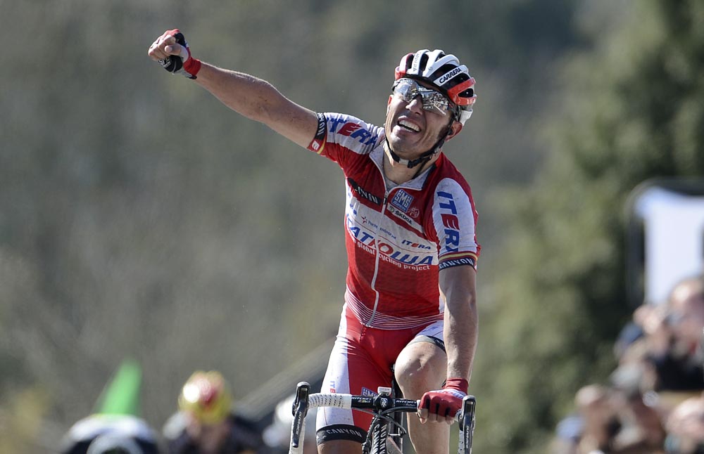 Joaquin Rodriguez wins, La Fleche Wallonne 2012