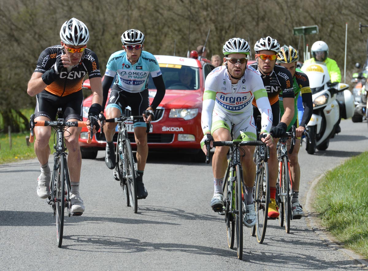 Geschke escapes, Liege-Bastogne-Liege