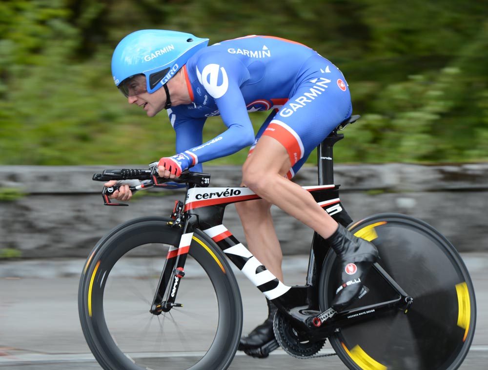 Dave Zabriskie, Tour de Romandie 2012, prologue Dave Zabriskie, Tour de Romandie 2012, prologue