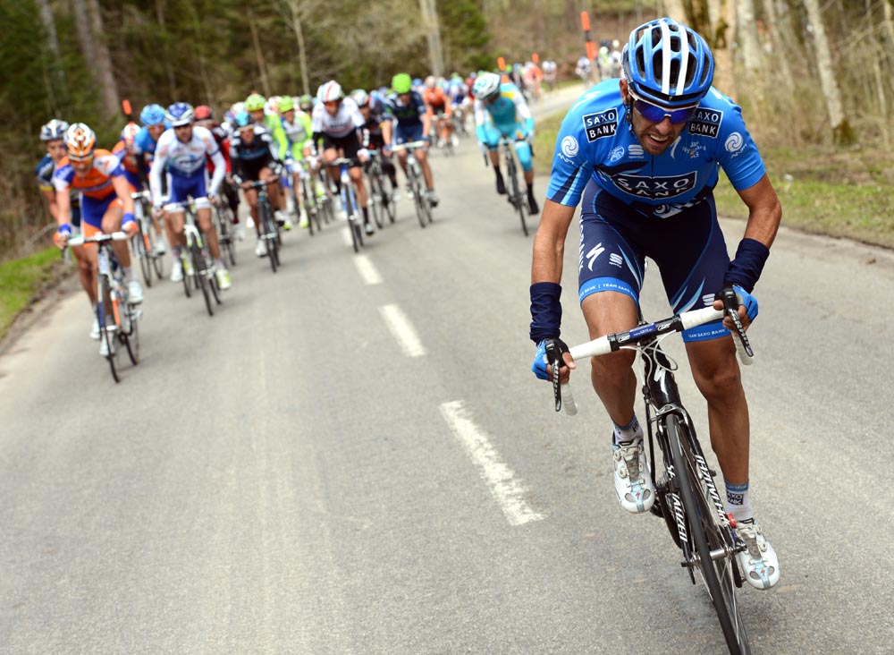 Daniel Navarro attacks, Tour de Romandie 2012, stage one