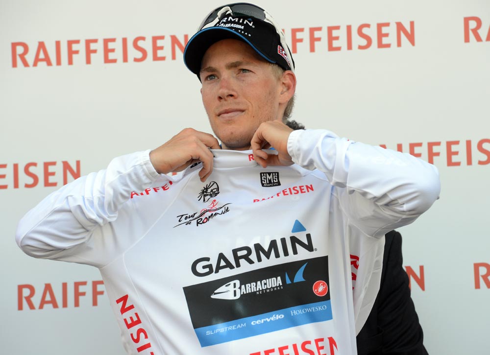 Andrew Talansky, best young rider, Tour de Romandie 2012, stage two