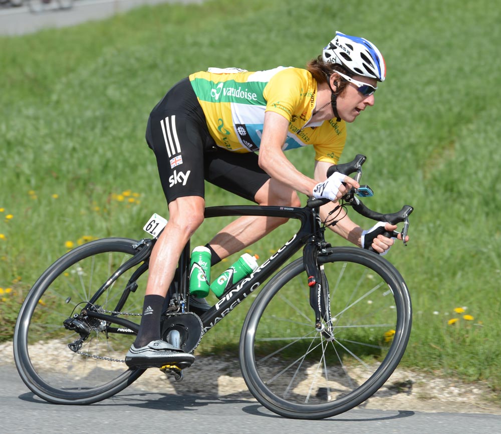 Bradley Wiggins, Tour de Romandie 2012, stage three