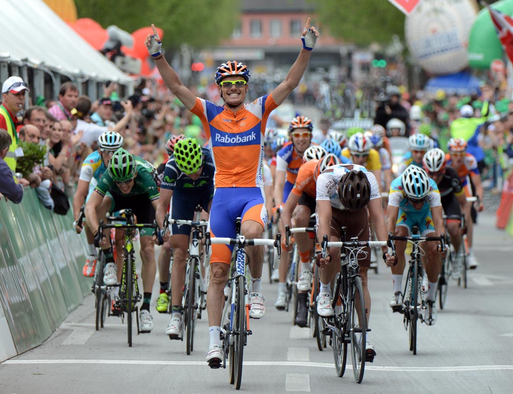 Luis Leon Sanchez wins, Tour de Romandie 2012, stage four