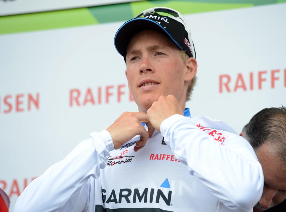 Andrew Talansky, best young rider, Tour de Romandie 2012, stage four