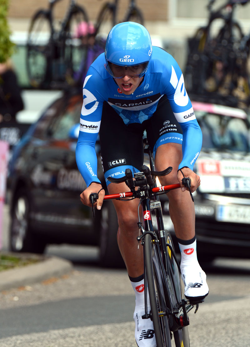 Ramunas Navardauskas, Giro d'Italia 2012, stage one ITT