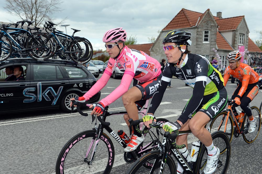 Taylor Phinney and Daryl Impey, Giro d'Italia 2012, stage two