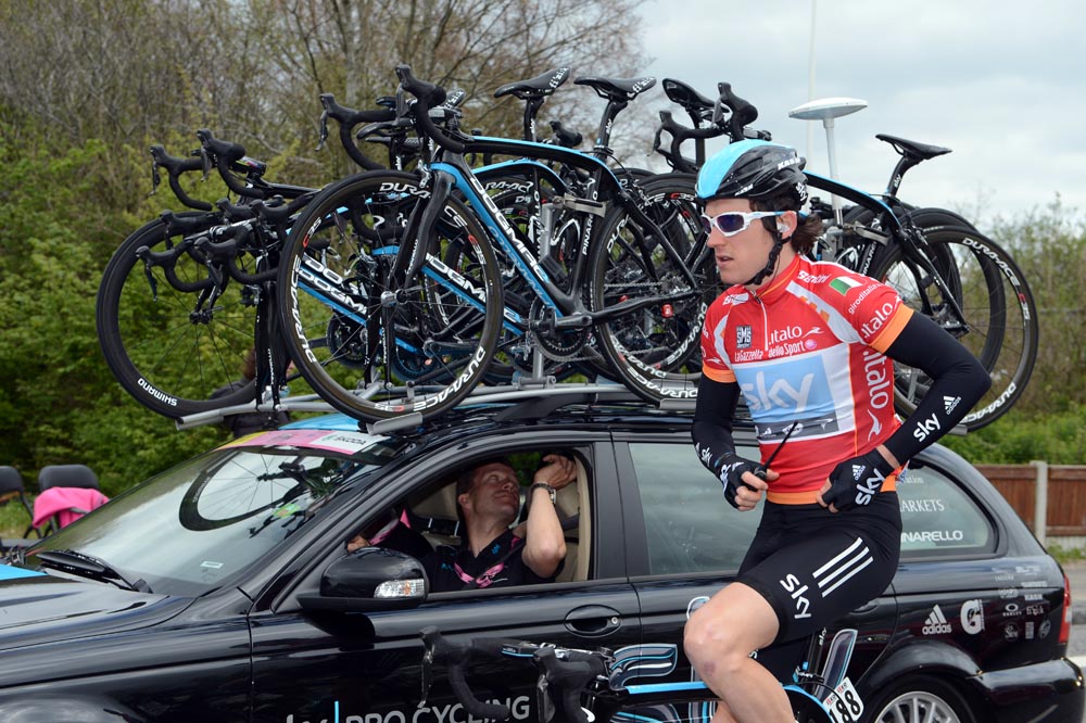 Geraint Thomas, Giro d'Italia 2012, stage two