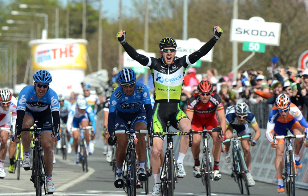 Matt Goss wins, Giro d'Italia 2012, stage three Matt Goss wins, Giro d'Italia 2012, stage three