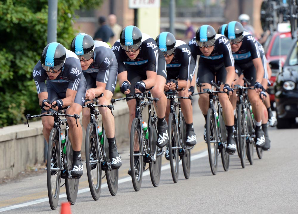 Sky, Giro d'Italia 2012, stage 4 TTT Sky, Giro d'Italia 2012, stage 4 TTT