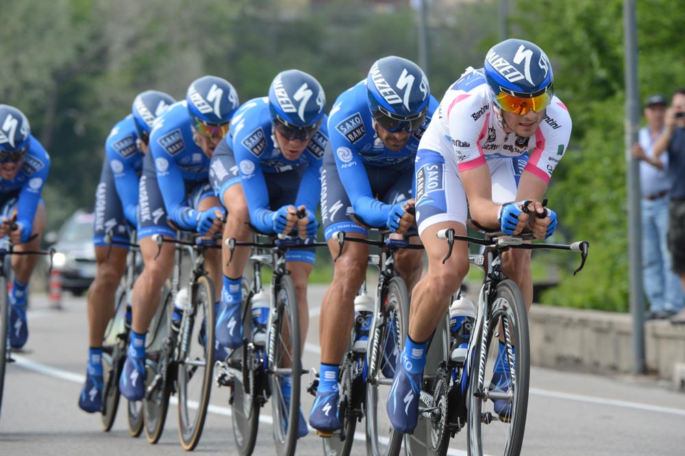 Saxo Bank, Giro d'Italia 2012, stage 4 TTT