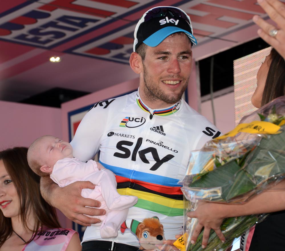 Mark and Delilah Cavendish, Giro d'Italia 2012, stage five