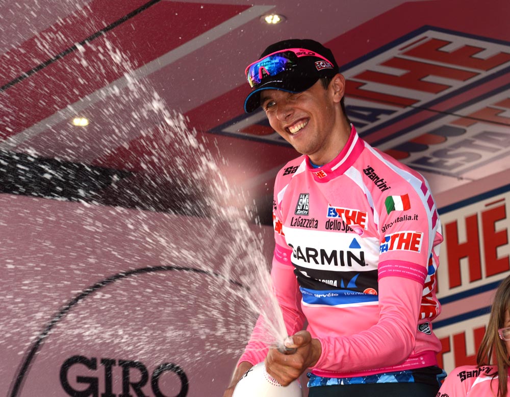 Ramunas Navardauskas keeps lead, Giro d'Italia 2012, stage five