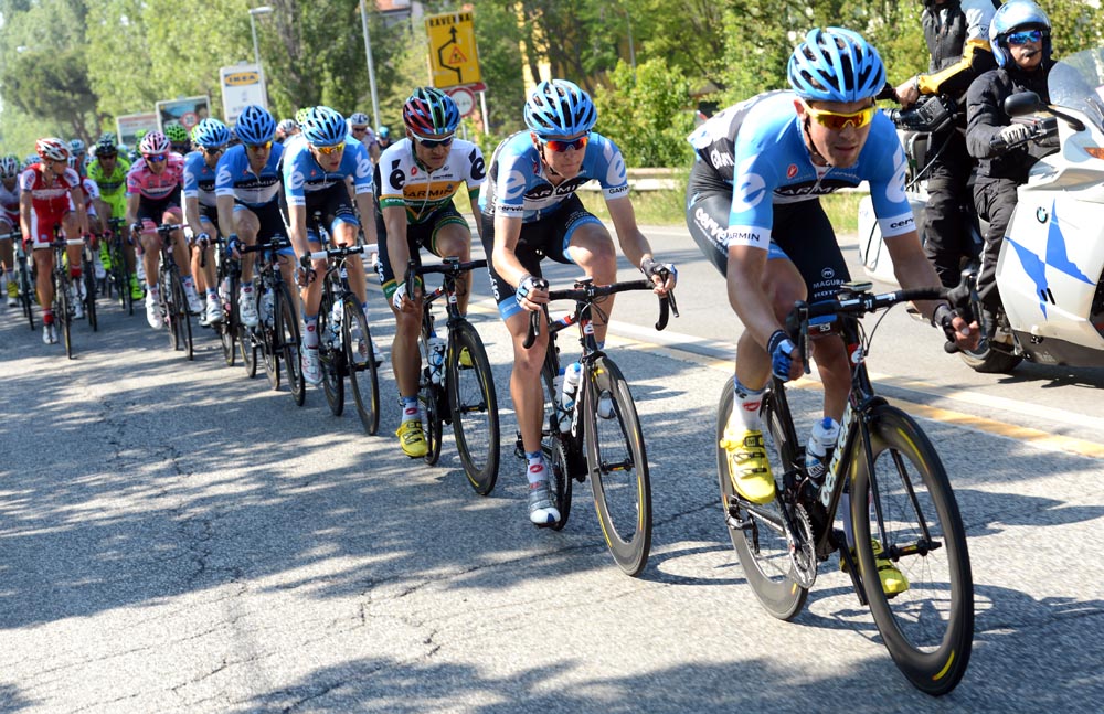 Garmin-Barracuda chase, Giro d'Italia 2012, stage five