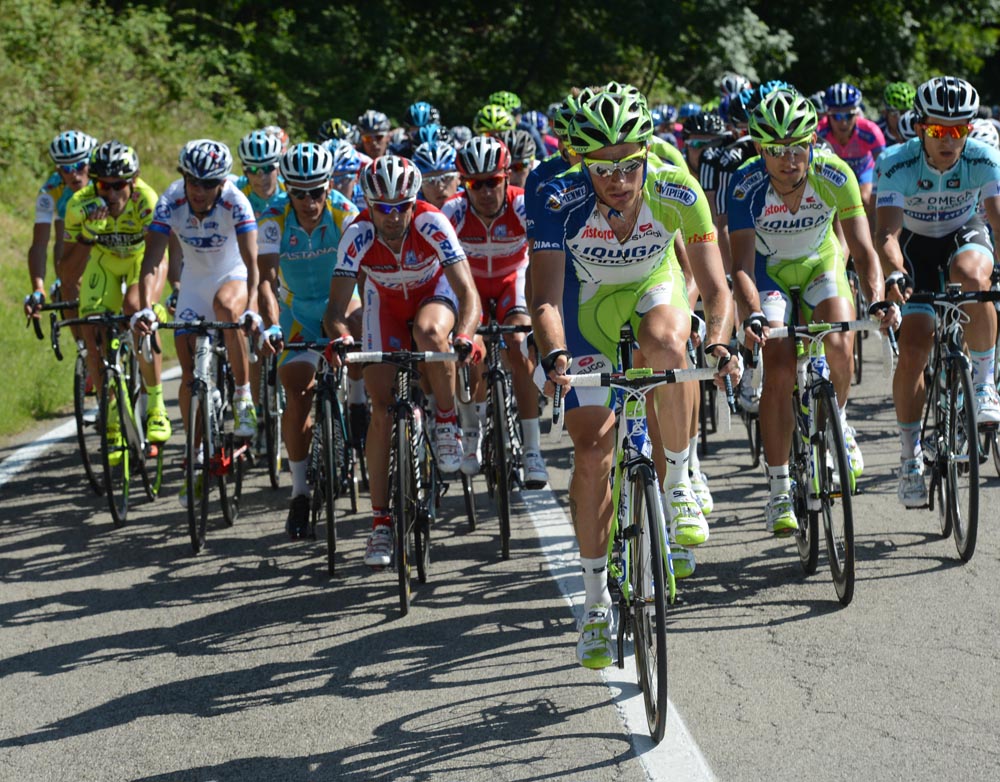 Liquigas chase, Giro d'Italia 2012, stage five