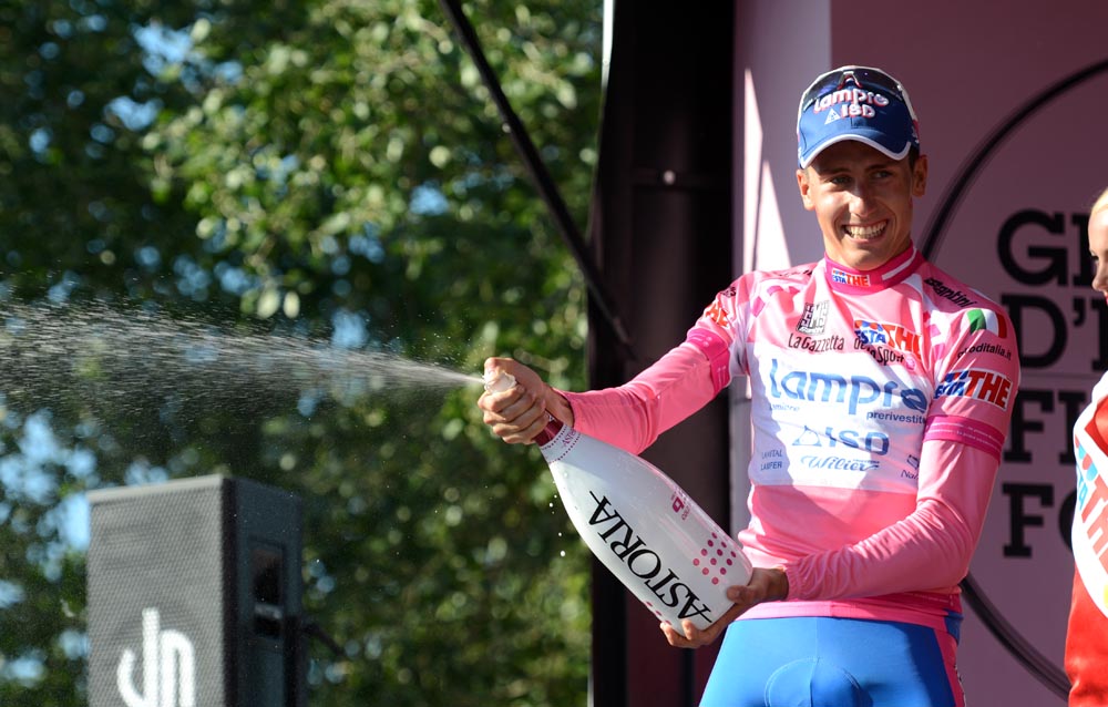 Adriano Malori in lead, Giro d'Italia 2012, stage six