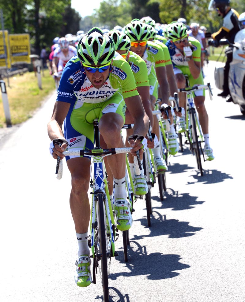 Liquigas chase, Giro d'Italia 2012, stage 6