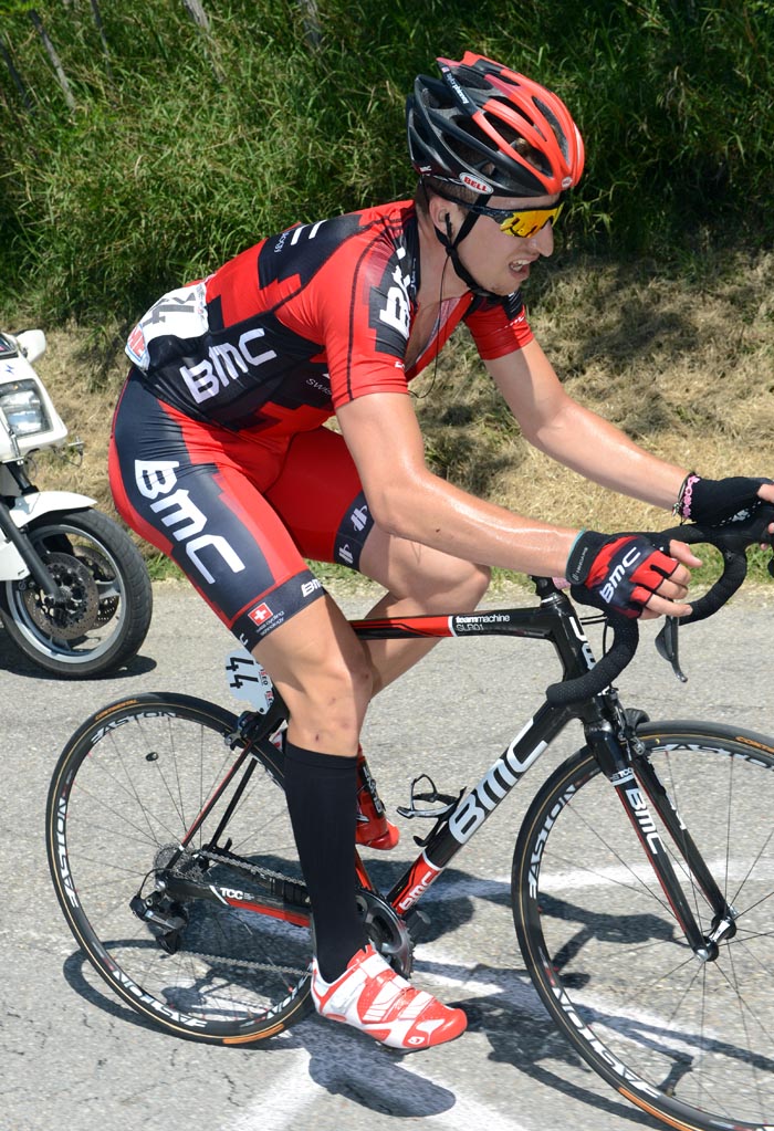 Taylor Phinney dropped, Giro d'Italia 2012, stage 6