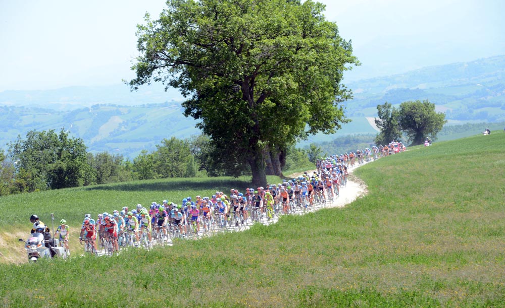 White roads, Giro d'Italia 2012, stage 6