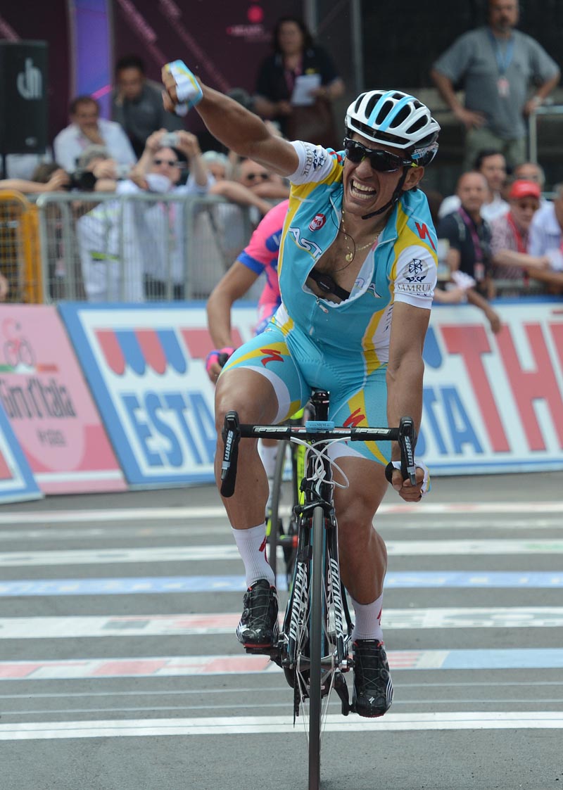 Paolo Tiralongo wins, Giro d'Italia 2012, stage seven
