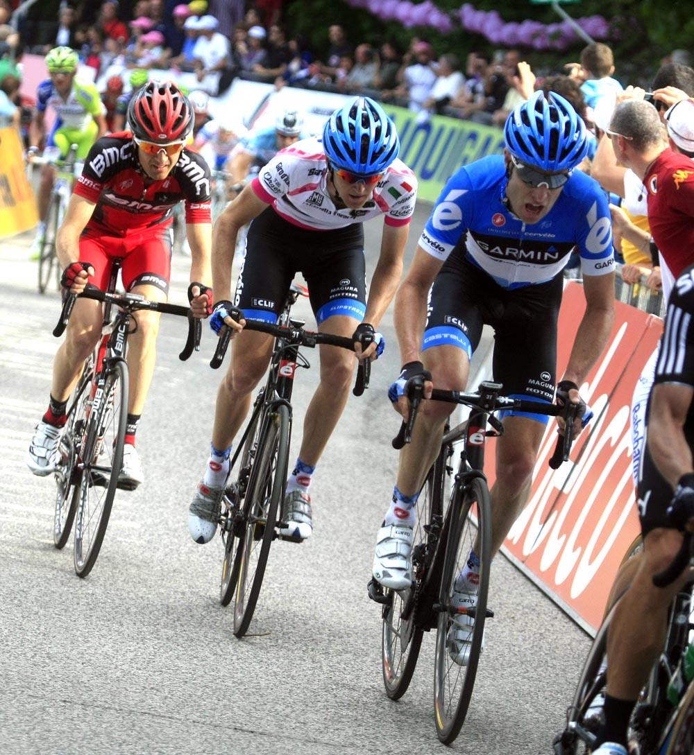 Christian Vande Velde and Peter Stetina, Giro d'Italia 2012, stage seven