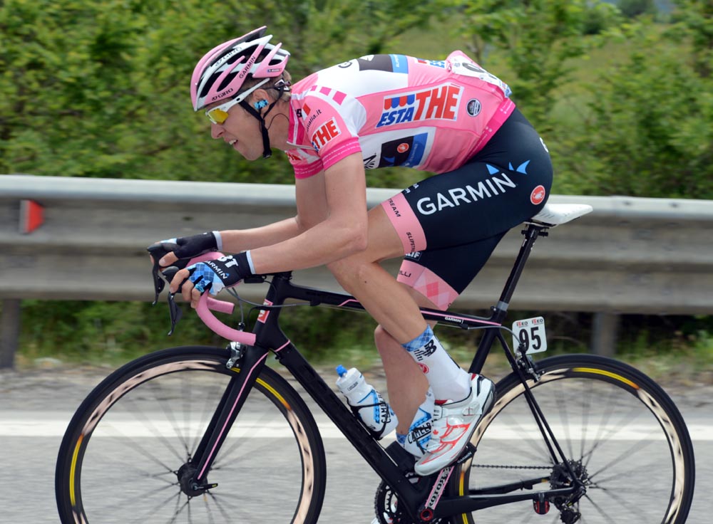 Ryder Hesjedal, Giro d'Italia 2012, stage 8 Ryder Hesjedal, Giro d'Italia 2012, stage 8