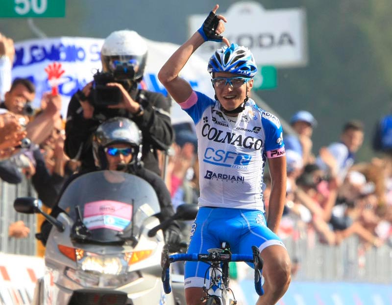 Domenico Pozzovivo wins, Giro d'Italia 2012, stage 8 Domenico Pozzovivo wins, Giro d'Italia 2012, stage 8