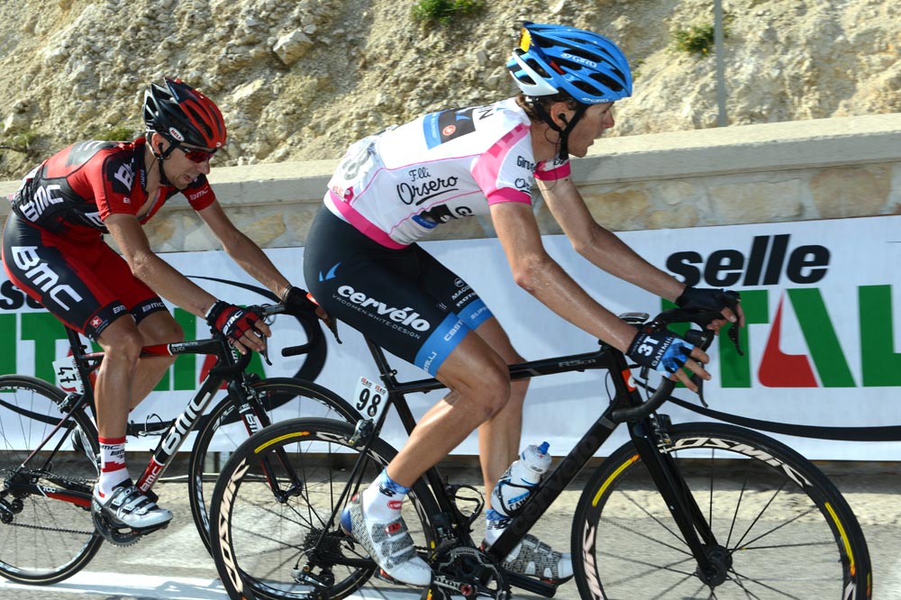 Peter Stetina, Giro d'Italia 2012, stage eight