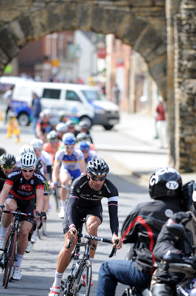 Kristian House leads first lap, Lincoln Grand Prix 2012