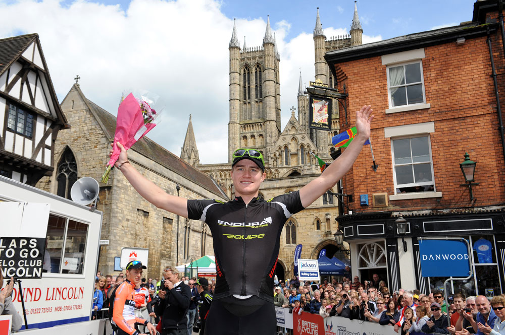 Scott Thwaites, best under-23 rider, Lincoln Grand Prix 2012