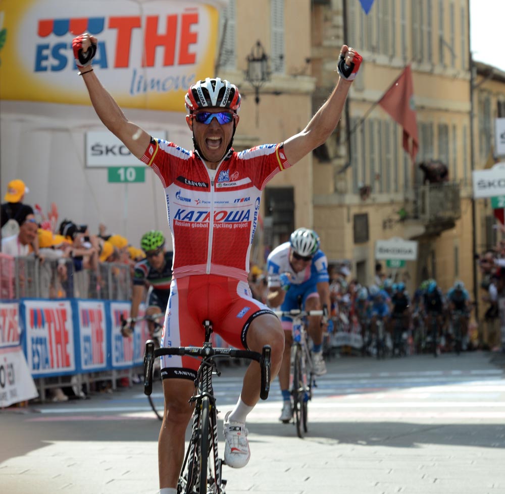 Joaquin Rodriguez wins & takes lead, Giro d'Italia 2012, stage 10
