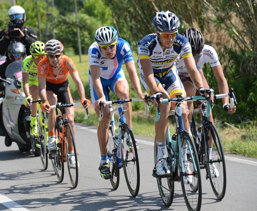 Martijn Keizer in escape, Giro d'talia 2012, stage 10