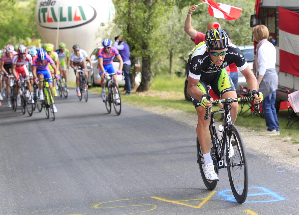 Tomas Vaitkus attacks, Giro d'talia 2012, stage 10