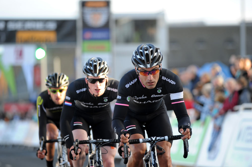 Kristian House, Ed Clancy and Dean Windsor, Tour Series 2012, round one, Kirkcaldy