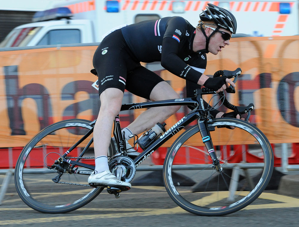 Ed Clancy, Tour Series 2012, round one, Kirkcaldy
