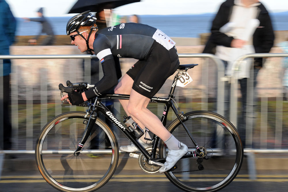 Ed Clancy, Tour Series 2012, round one, Kirkcaldy