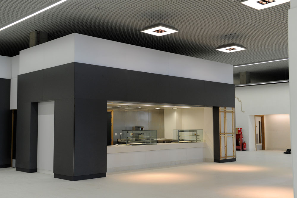 Catering area, Sir Chris Hoy Velodrome, 15 May 2012