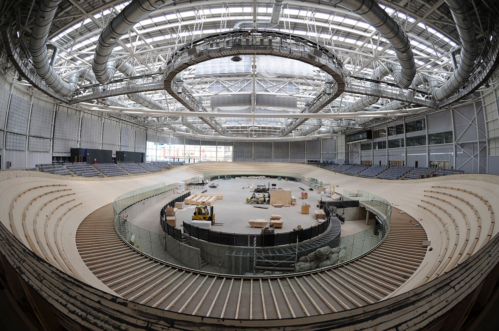Final bend, Sir Chris Hoy Velodrome, 15 May 2012